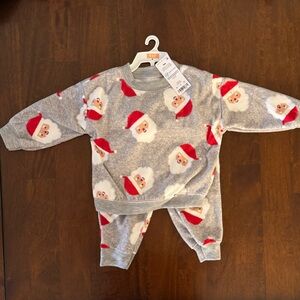 2/$15 NWT Carter's Holiday Santa Set, 9 months